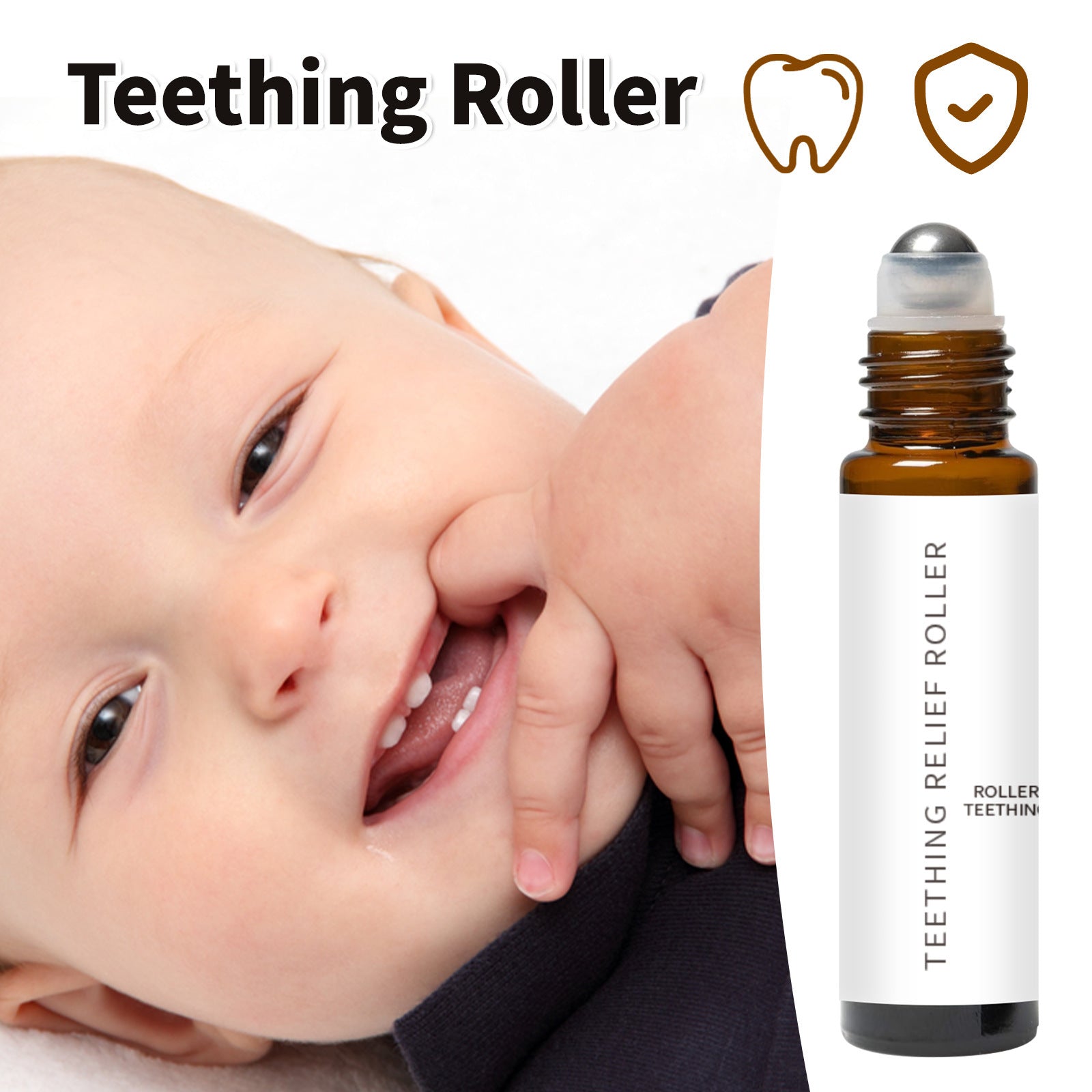 Teething Pain Relief Roller Baby